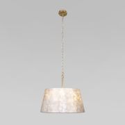 Умная люстра с перламутром 101013/5 латунь/перламутр