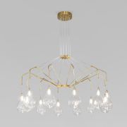 Умная подвесная люстра со стеклянными плафонами 201002/12