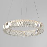 Светодиодная хрустальная люстра 101004 LED никель хрусталь Strotskis