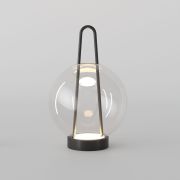 Настольный светодиодный светильник со стеклянным плафоном 80507/1 черный