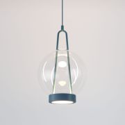 Подвесной светодиодный светильник со стеклянным плафоном 50267/1 LED синий