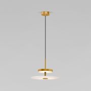 Светодиодный подвесной светильник с мраморным рассеивателем 40342 LED латунь