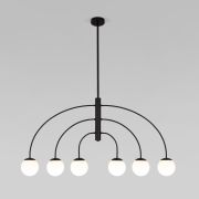 Потолочный светильник со стеклянным плафоном 30179/6 черный