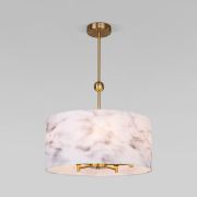 Потолочный светильник с тканевым абажуром 60174/5 латунь