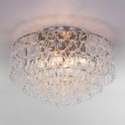 Умный потолочный светильник с фактурным стеклом 380/8