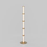 Напольный светодиодный светильник 80537/1 латунь