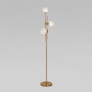 Напольный светильник со стеклянными плафонами 01383/3 латунь