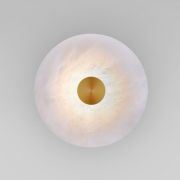 Светодиодный светильник с мраморным рассеивателем 40340 LED латунь