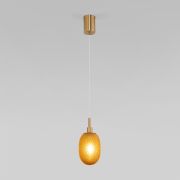 Подвесной светильник со стеклянным плафоном 50266/1 янтарный