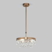 Умная потолочная люстра с хрусталем 60165/3 латунь
