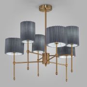 Умный потолочный светильник 60162/6 латунь