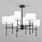 Умный потолочный светильник с тканевыми абажурами 60162/8 черный