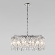 Умная подвесная люстра с прозрачным хрусталем 60159 хром