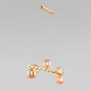 Подвесной светильник со стеклянными плафонами 4549 Estera Gold