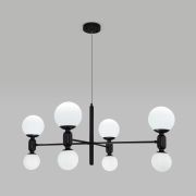 Умная подвесная люстра с плафонами 30182/8 черный