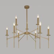 Умная потолочная люстра 60142/9 латунь