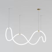 Подвесной светодиодный светильник ССТ с пультом управления 90288/1 латунь