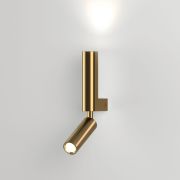 Настенный светодиодный светильник 40020/1 LED латунь