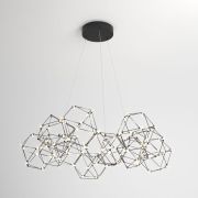 Подвесной светильник 90169/12 черный жемчуг