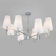 Классическая люстра с абажурами 60137/8 хром