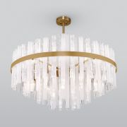 Умная потолочная люстра 368/12 Smart латунь