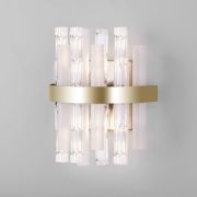 Настенный светильник с декором 368/2 латунь