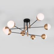 Умная потолочная люстра в стиле лофт 70129/8 латунь Smart