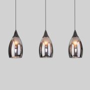 Подвесной светильник со стеклянным плафоном 50285/3 черный жемчуг