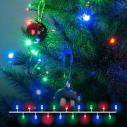 Гирлянда нить «Мишура» мульти 5м IP20 400-004 мульти