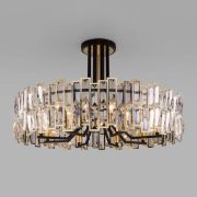 Умный потолочный светильник с хрусталем Bogate's Zolletta 339/8 339/8 Strotskis Smart (313/8)
