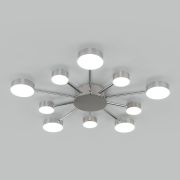 Потолочный светодиодный светильник с пультом управления 90242/10 хром