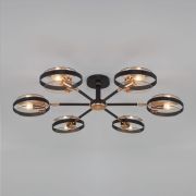 Потолочный светильник в стиле лофт 70121/6 черный