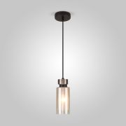 Подвесной светильник со стеклянным плафоном 50115/1 черный