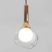 Подвесной светильник со стеклянным плафоном 50188/1 золото