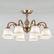 Классическая потолочная люстра 60107/8 античная бронза