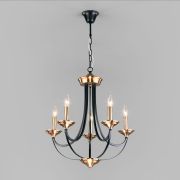 Подвесная люстра в стиле лофт 60098/5 черный
