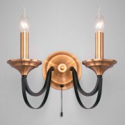 Бра в стиле лофт 60098/2 черный