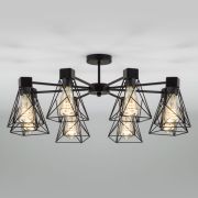 Потолочная люстра в стиле лофт 70107/8 черный