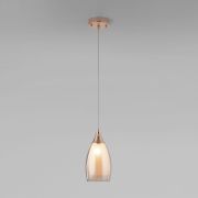 Подвесной светильник со стеклянным плафоном 50085/1 золото