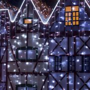 Новогодняя гирлянда занавес белый 2*3м IP65 200-101 белый