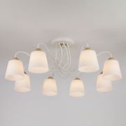 Люстра с плафонами из матового стекла 70062/8 белый