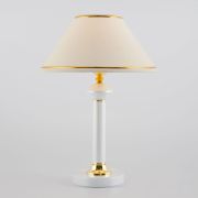 Настольная лампа 60019/1 глянцевый белый