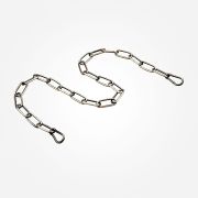 Цепь с карабинами 1 м черный с золотом 10304 черный с золотом