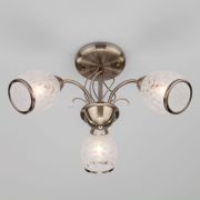 Потолочная люстра античная бронза 30026/3 античная бронза