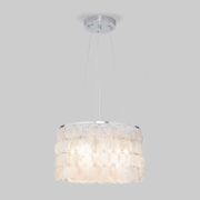 Люстра с перламутром 60005/3 хром / перламутр