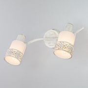 Спот с поворотными плафонами 20025/2 белый с золотом