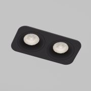 Светильник встраиваемый светодиодный Tetro 20W 4000K черный IP44 15277/LED