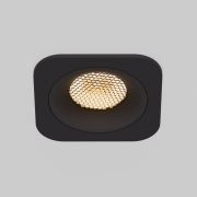 Светильник встраиваемый светодиодный Tetro 10W 3000K черный IP44 15276/LED