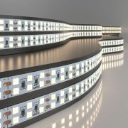 Двухрядная светодиодная лента 240 LED 18 Вт IP20 4200К дневной белый, 5м 2835 24V 240Led 18W IP20