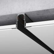 Slim Magnetic Шинопровод встраиваемый черный (2м) 85087/00 85087/00